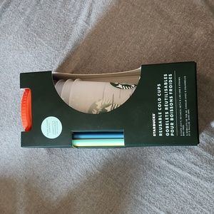 Starbucks Reusable Cold Cups Color Change Confetti